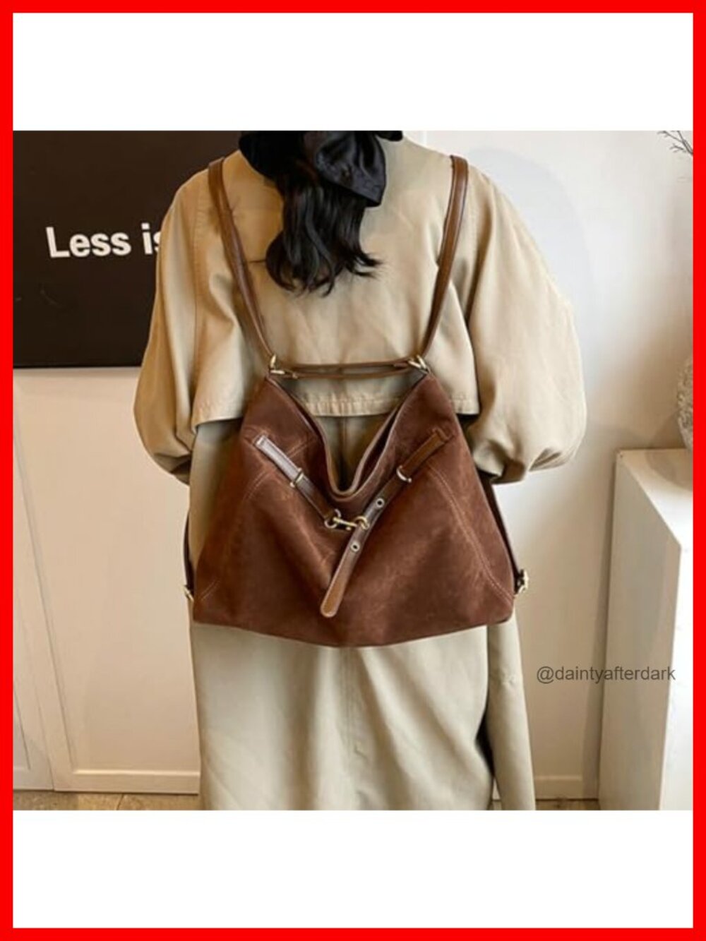 Faux Suede Hobo Satchel Tote Shoulder Bag Crossbody Handbag for Women